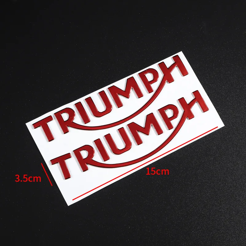 For TRIUMPH DAYTONA 675/675 R SPEED TRIPLE 1050/1050 R Sticker 3D Logo Motorcycle Decal Tank Emblem For TRIUMPH All Motorcycle