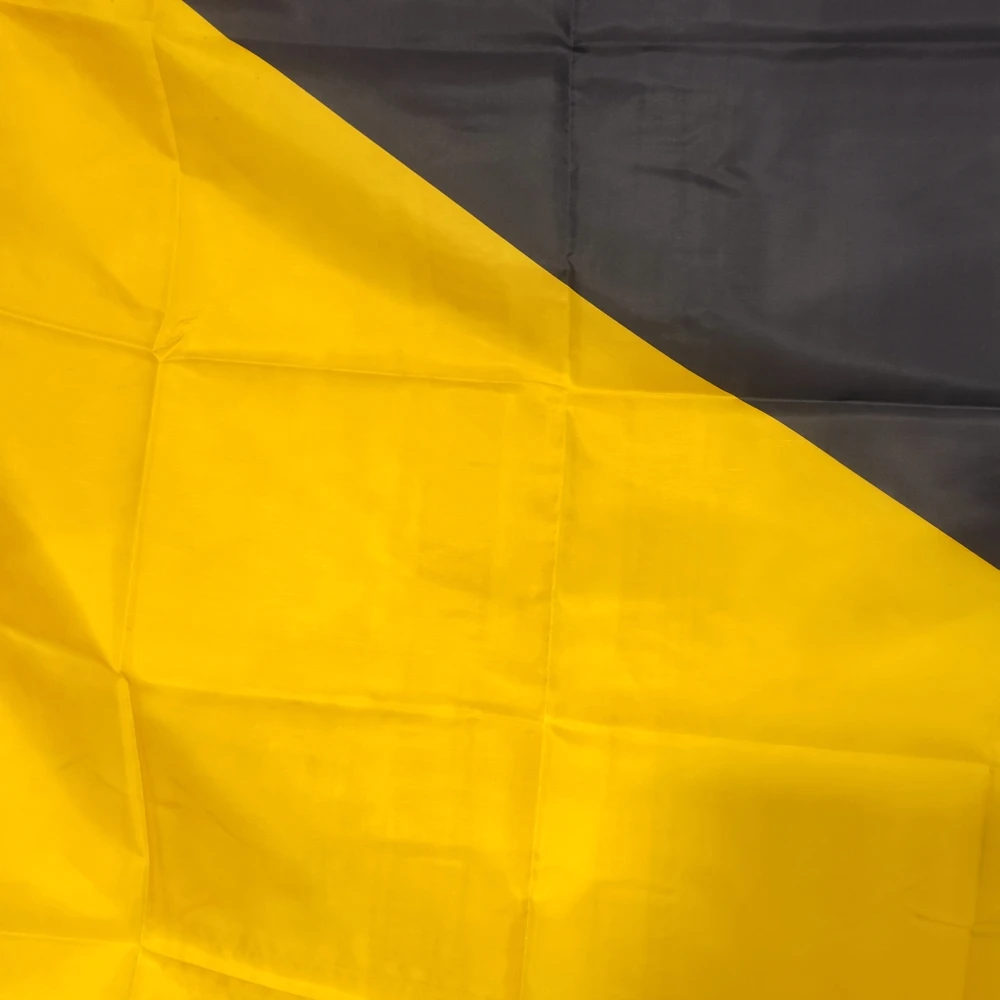 Black and Yellow Anarcho Flag, Capitalism, Capitalist Decoration, Outdoor Decor, 90x150cm