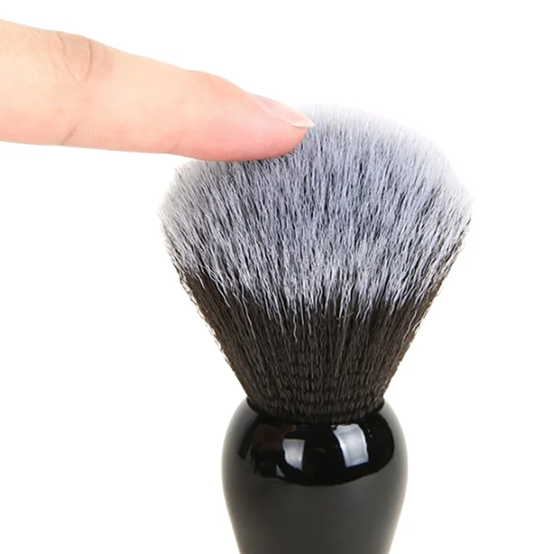 Natural Badger Hair Men's Shaving Brush Barber Salon Men Facial Beard Cleaning Appliance Shave Tool Razor Brush With Wood Handle