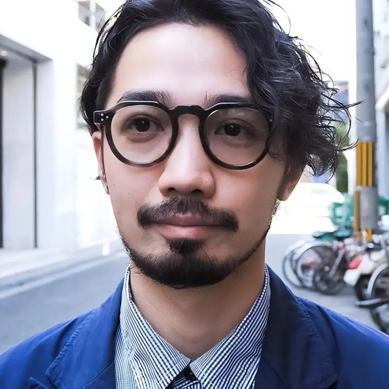 Kacamata Anti Cahaya Biru Desainer Rivet Eyewear, Kacamata Komputer Bulat Retro, Kacamata Optik Pemblokir Biru untuk Pria Wanita