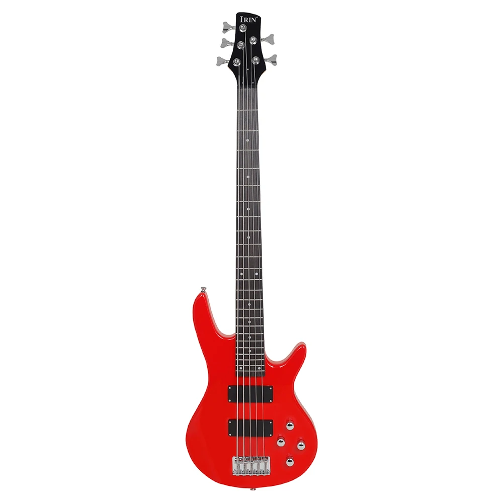 Electric Bass 5 Strings24 Frets Maple Body Neck Bass Guitar Stringed Instruments Electric Bass Guitar 6 Colors Available Parts