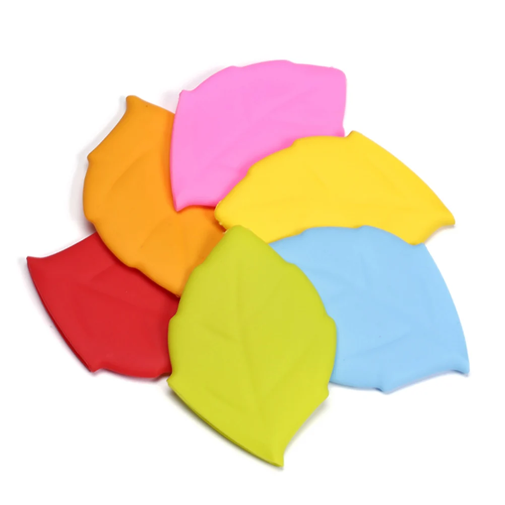

3 Pcs Portable Wash Cup Silicone Maple Leaf-shaped Drinking Washing Fruit Color