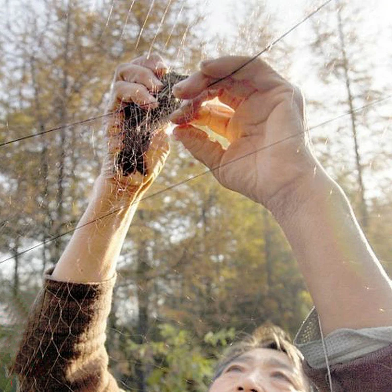 Rede para captura de pássaros, tela protetora antipássaros para controle de pestes, armadilha em rede de pesca para proteção contra pássaros,