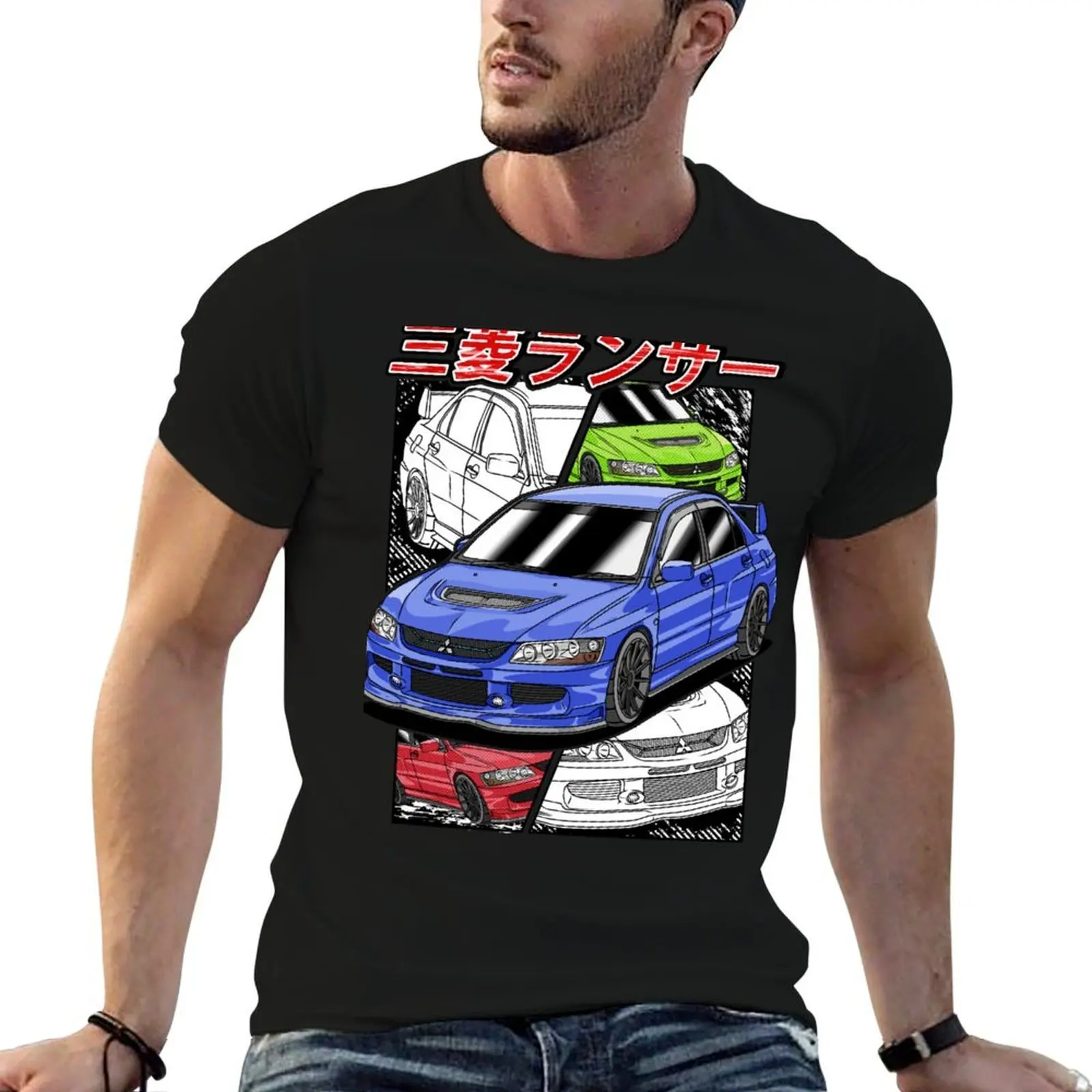 

JDM Lancer Evolution T-Shirt man t shirts for men casual t shirt man casual t shirts for man slim fit T-Shirt