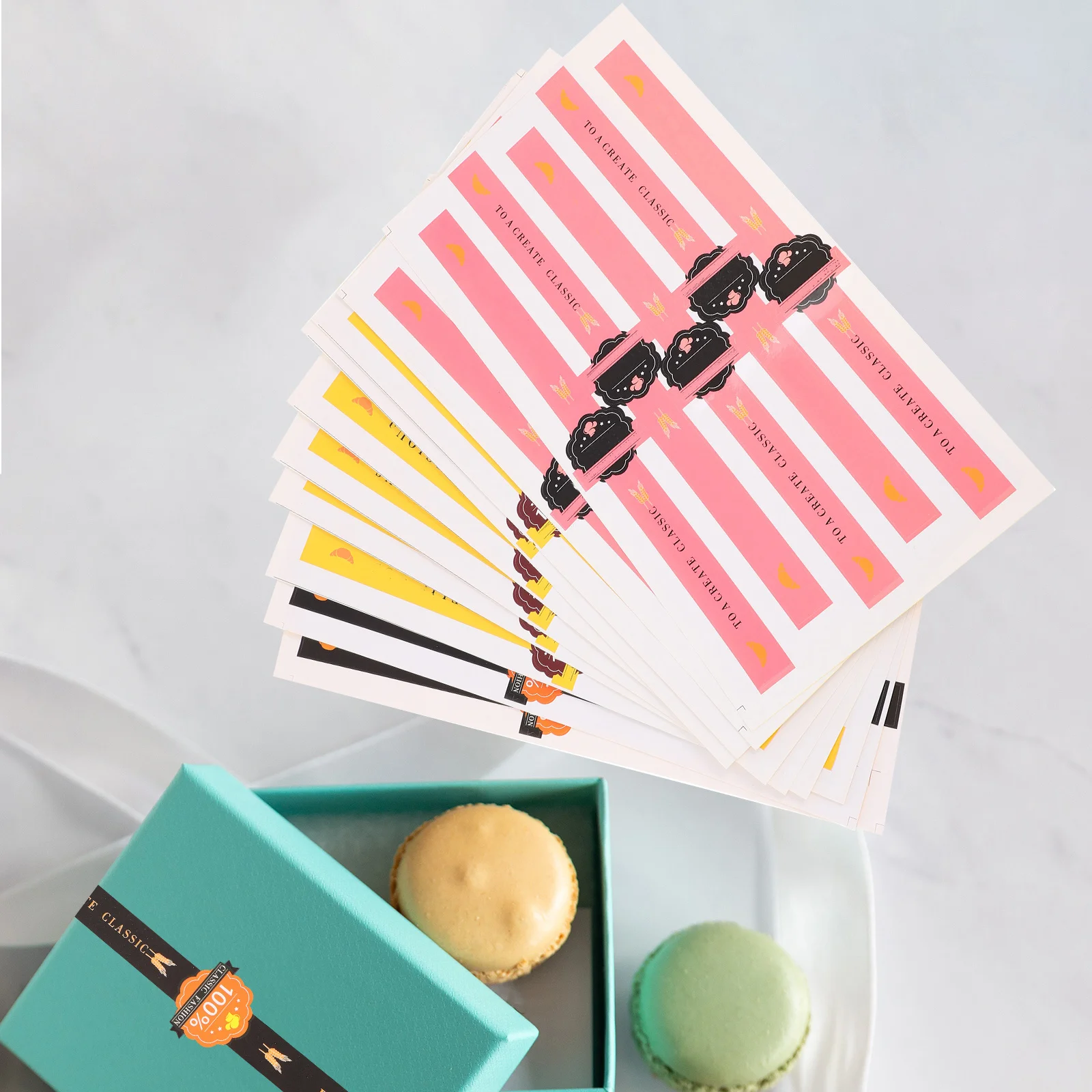 

50Pcs Seal Stickers Self-Adhesive Decorative Labels for Gift Bags Mailing Boxes Packaging DIY Crafts Baking Accessories