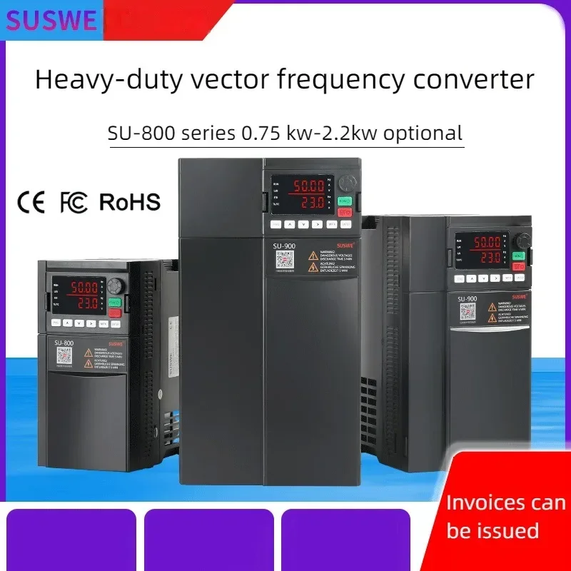 220V 1.5KW 2.2KW Single Phase input and 3 Phase Output Frequency Converter / Adjustable Speed Drive / Frequency Inverter / VFD