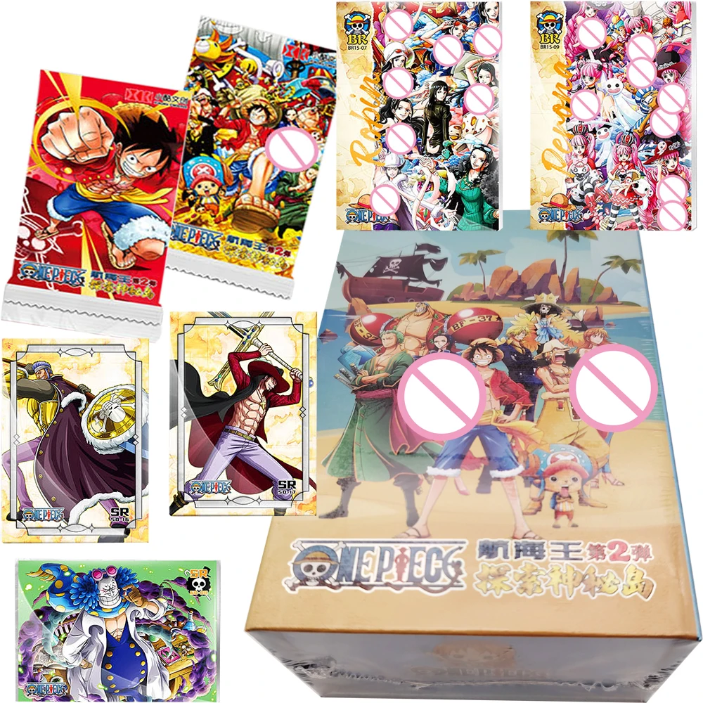 

One Piece Anime Collection Cards Fun Desktop Toy Japanese Fantasy Youth Anime Creative Character Puzzle Cards Boys Girls Gifts