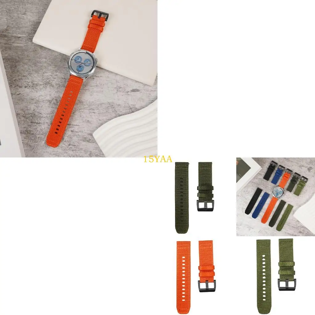 

15ya Nylon Watchband для традиционных умных часов быстро меняясь