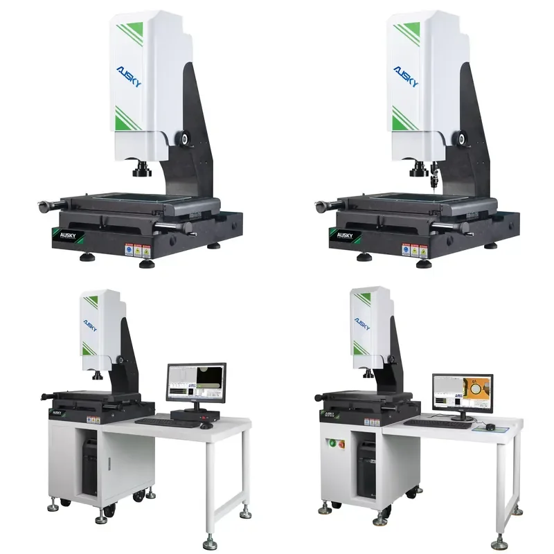 for AUSKY High Precision 2D Visual Measurement System Manual Granite Structure 2D Measuring Machine Optical Instrument