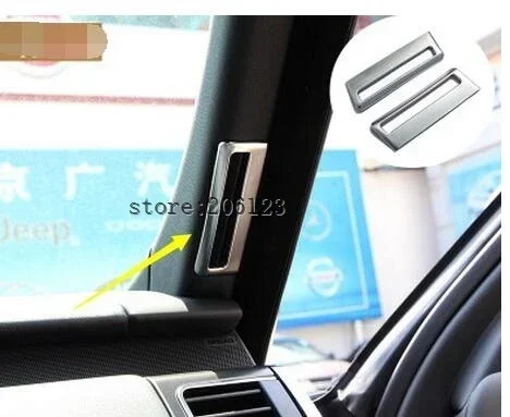 

air conditioning vent cover trim strip interior dashbo For Land Rover Range Rover Sport 2014 2015 2016 L494 Auto Car Accessories