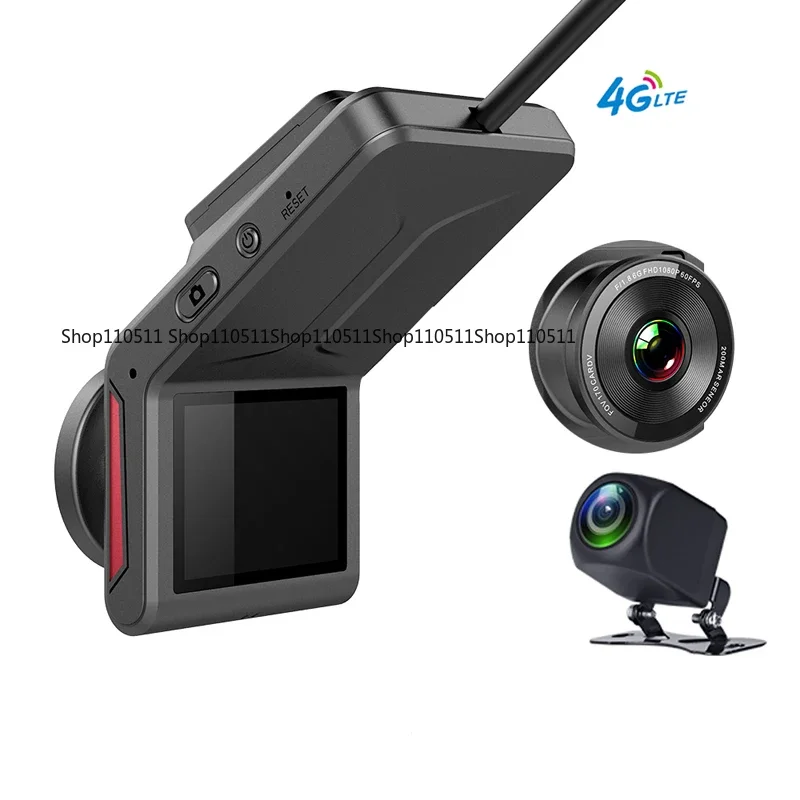 

2 inch mini 4g dual camera real-time dashboard camera fleet management dashboard camera 1080P streaming car DVR