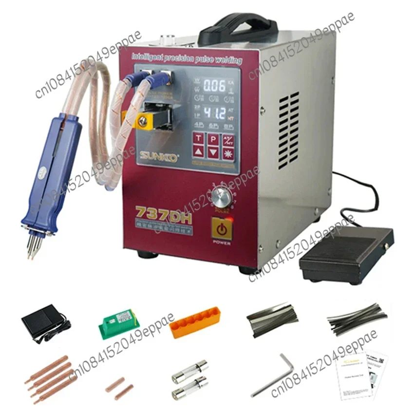 SUNKKO 737DH Induction delay time 4.3KW high power automatic pulse spot welder for 18650 battery welding