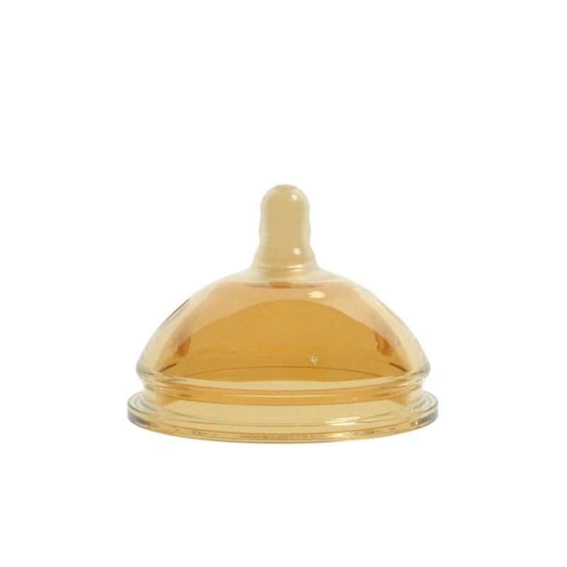 

Ultra-wide diameter weaning pacifier imitation breast milk solid silicone soft