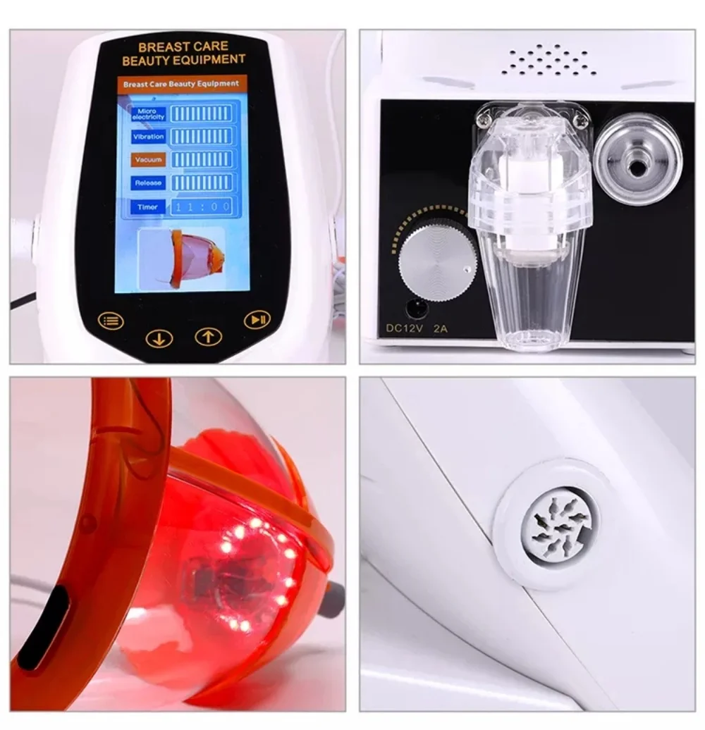 Buttocks Vacuum Treatment Machine For Slimming Lymphatic Drainage Breast Chest Massager Enlargement Enhancement & Butt Lifting