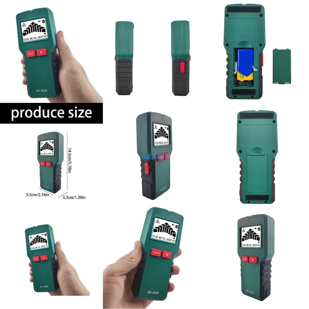

E15A Professional Studs Finder Tool Locates Metal Pipe Electrical Wire