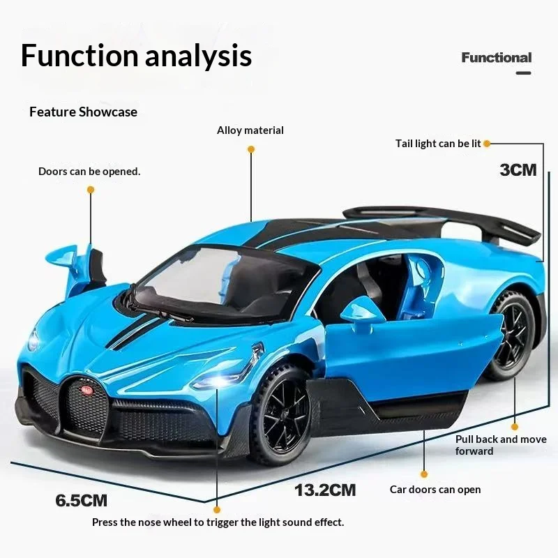1:32 디보 합금 람보르기니 LP750 모델 장난감 다이캐스트 자동차 문 열림 소리와 빛 풀백 미니어처 스포츠카 소년 선물