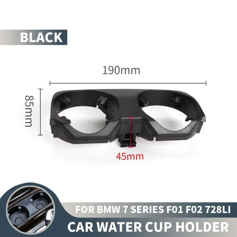 Car Center Console Water Drink Cup Holder For BMW 7 Series F01 F02 728Li 730Li 735Li 740Li 750Li 755Li 760Li 51169179820