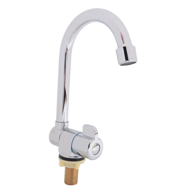 

Caravan Boat 360 Degree Rotation Copper Basin Faucet Folding Cold Water Faucet Tap Kitchen Bathroom For RV Marine Boat Deck Hatc