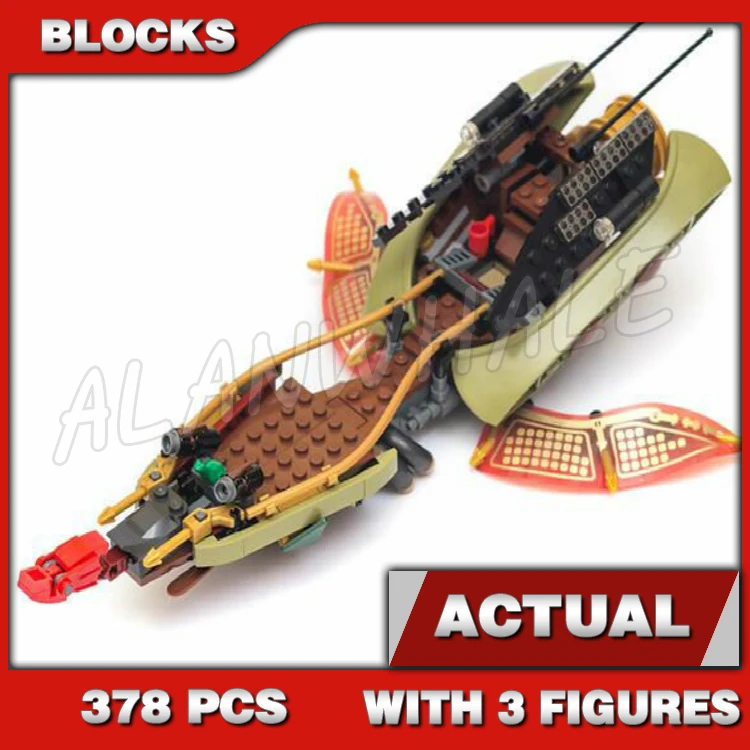 

378pcs Destiny's Shadow Swamp vehicle Lake Boats 10581 DIY Building Blocks Gifts Children Toys Compatible with Model