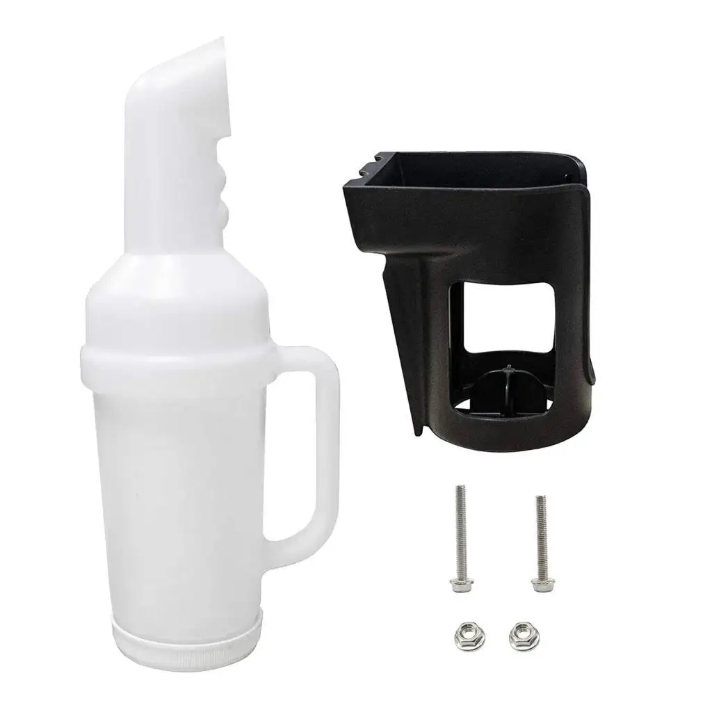 High Performance Golf Carts Sand Bottle with Mount Holder Sturdy Divots Filler Golf Push Cart Accessory for Club Car