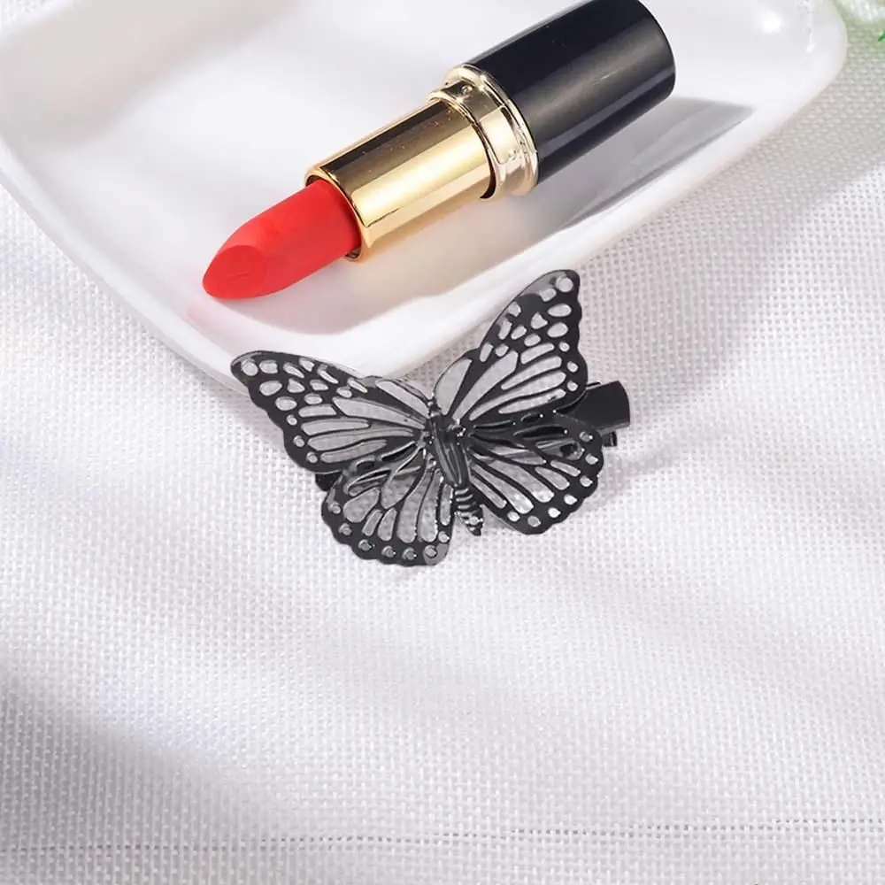 Fashion Gold Girls Women Hair Clips Metal Butterfly Shape Hairpins Hair Accessories