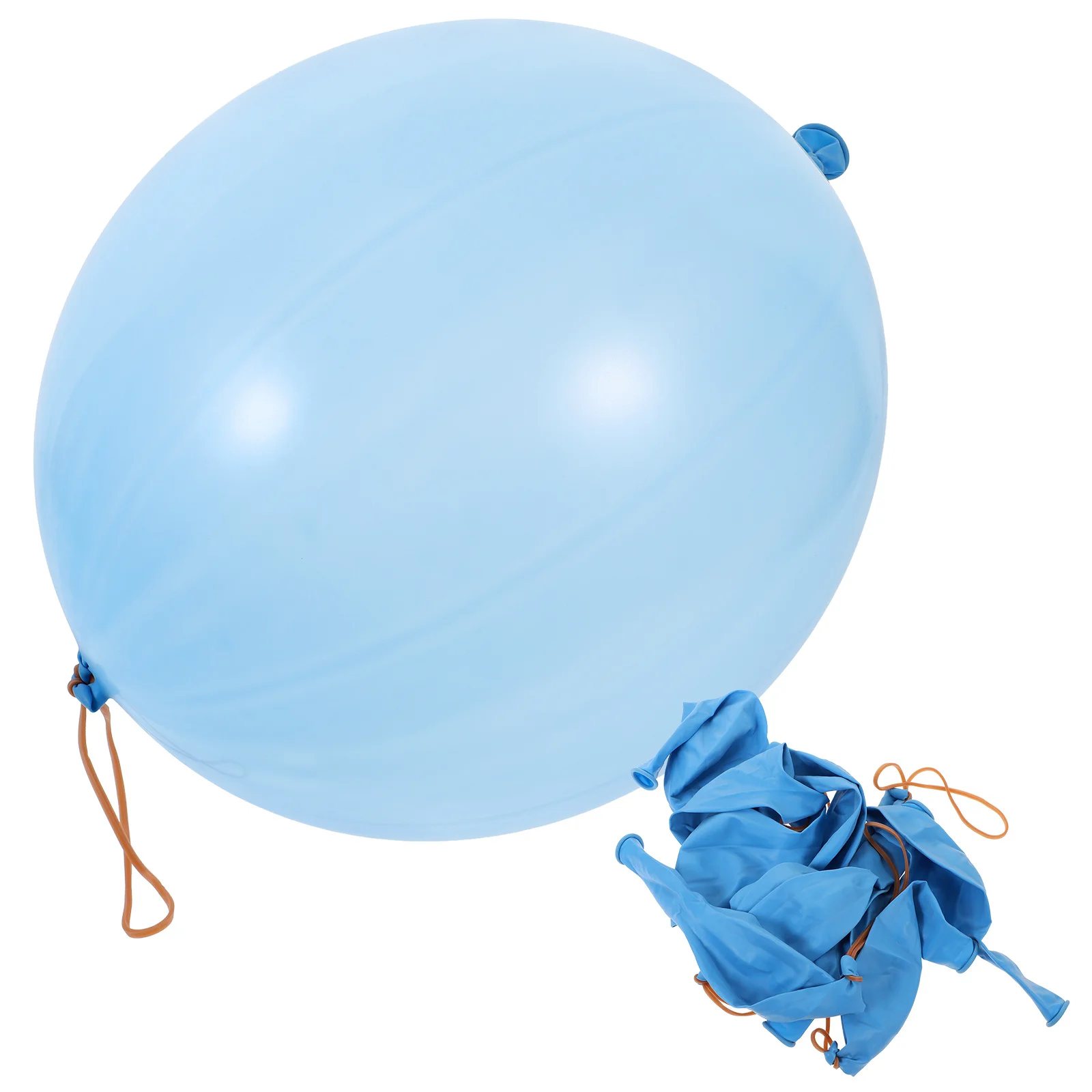 

10Pcs Punch Balloons for Party Blue Latex Bouncing Ball with Stretchy Handle Kids Birthday Fun Activity Energy Game