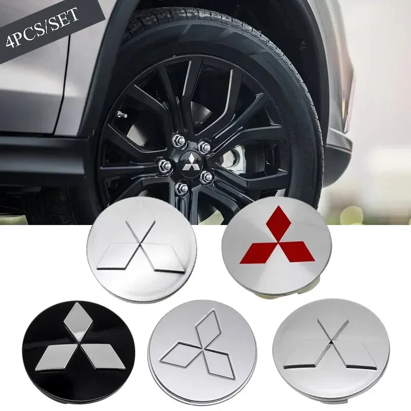 

4 шт. автомобильные колеса, диски, центральный колпак, эмблема для Mitsubishi Ralliart Lancer Cordia Pajero Outlander L200 EVO Colt Galant