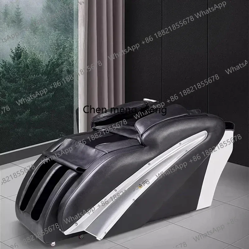 Smart Massage Shampoo Chairs Multi-functional Fully Automatic Thai Barber Shop Electric Flush Hair Salon Furniture Sillas