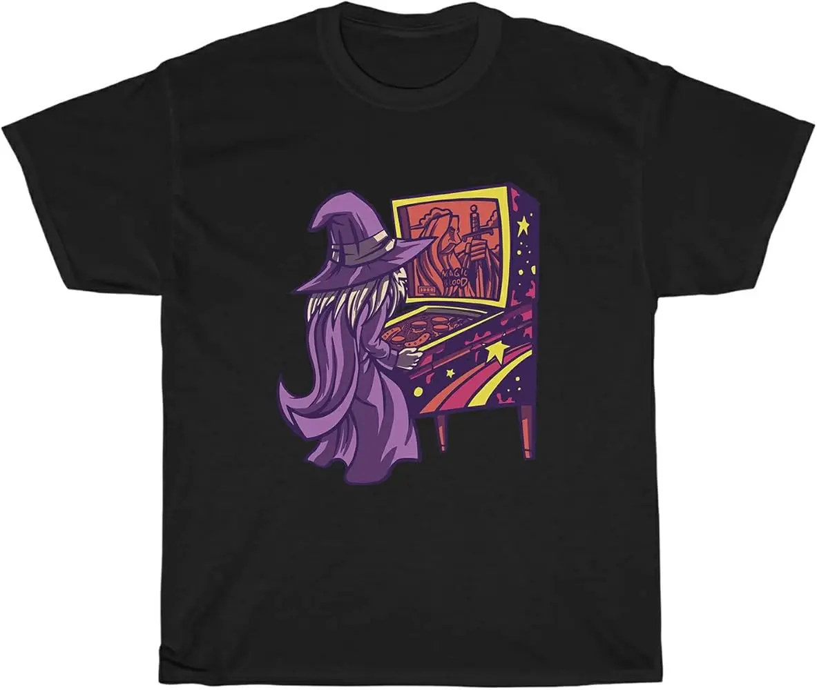 Nice Unisex t-Shirt for Men and Women, Graphic tee Shirts with Design : Pinball Wizard (319-08-294)