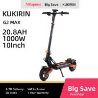 Kukirin G2 Max E-Scooter 1000W Motor 48V20.8ah Battery Dual Hydraulic Shock Absorbers Electric Scooter City Off-Road Escooter