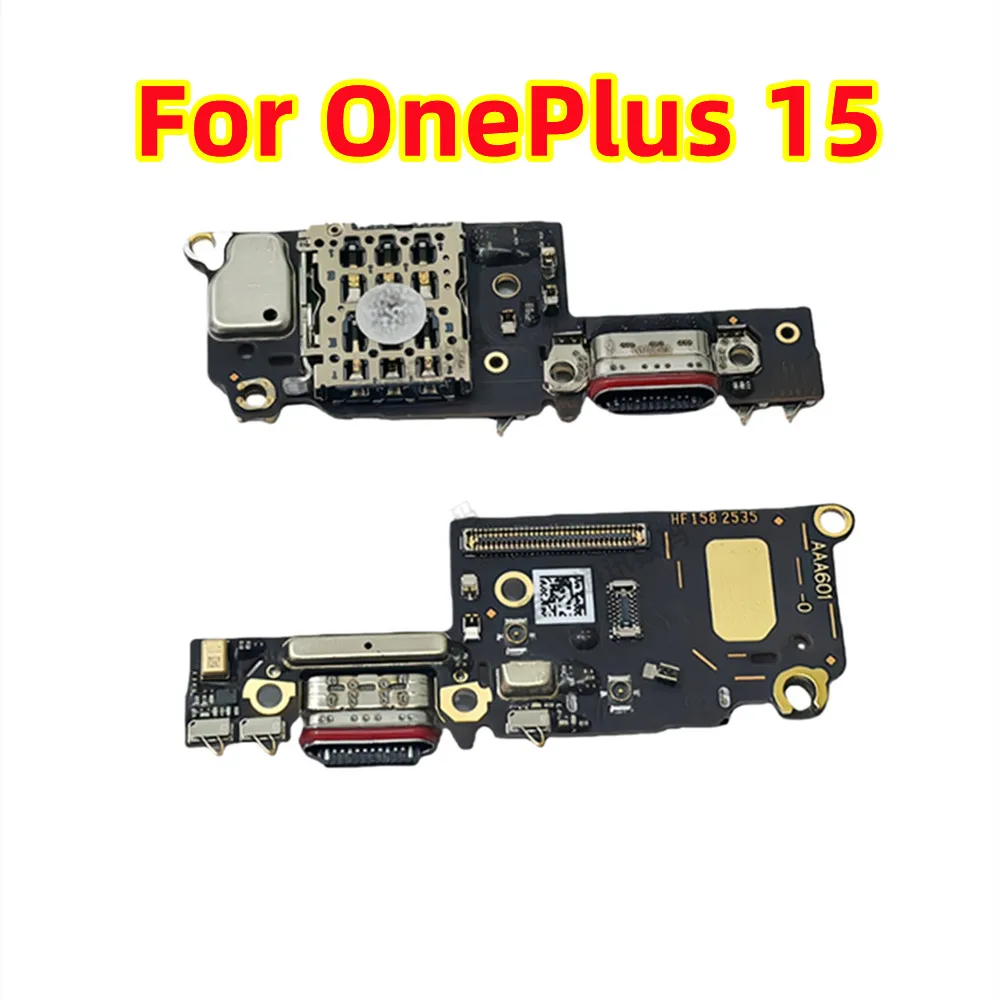 

Для OnePlus 15 1+ USB-порт для зарядки, слот для SIM-карты, разъем для микрофонной платы, разъем для зарядного устройства Type-C, док-станция, гибкий кабель, запасные части