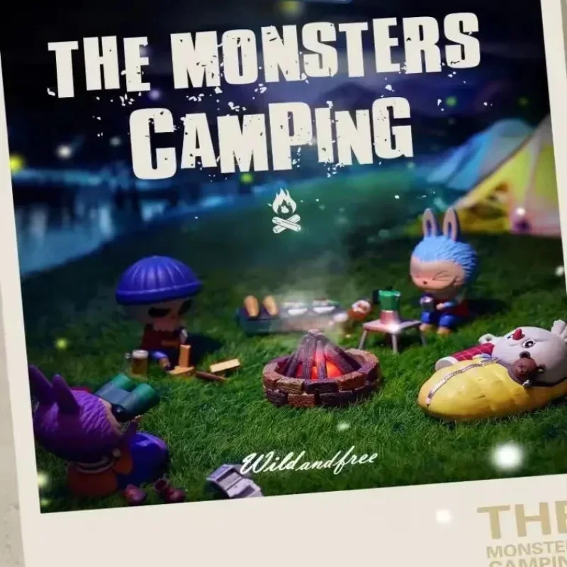 Pop Mart Labubu Elf Wilderness Travel Series Blind Box Guess Bag Desktop Decoration Cute Model Gift Blind Bag Toys Anime