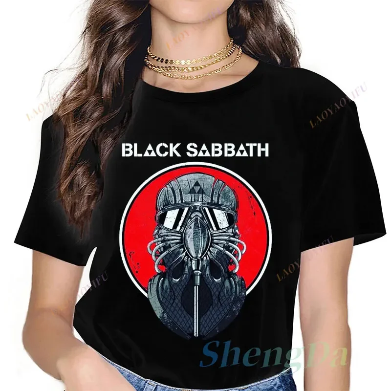 new style graphic t shirts black sabbath Heavy Metal Rock Band women clothing hight quality Street Style Casual T Shirt