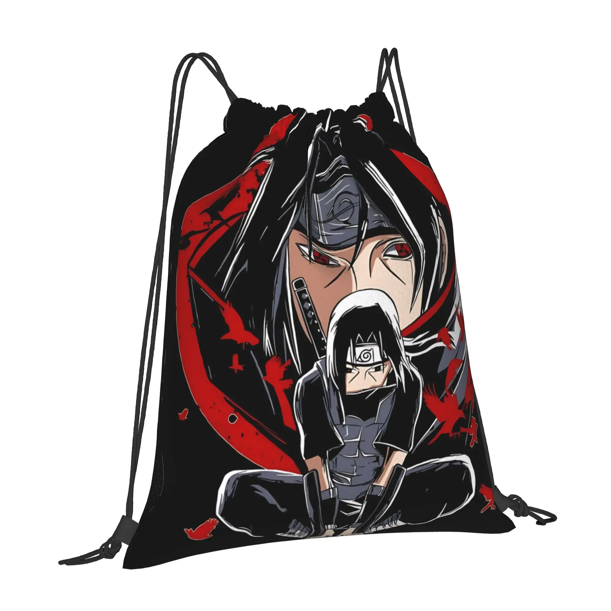 gym Pouch Naruto anime comic  Drawstring Bags Men Women Storage Backpack Teenager Travel Bag Multi-function Pocket