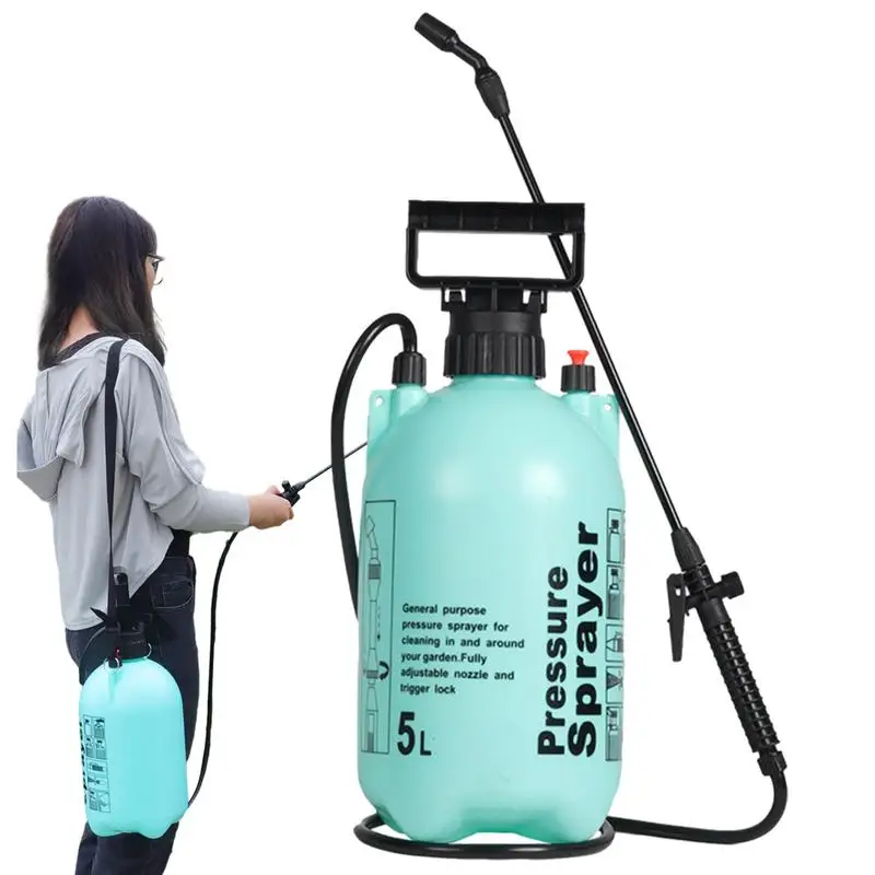 

Garden Pump Sprayer Air Pressure Bottle Watering Can Adjustable Sprinkle Plant Manual Air Pump Sprayer for Garden Irrigation