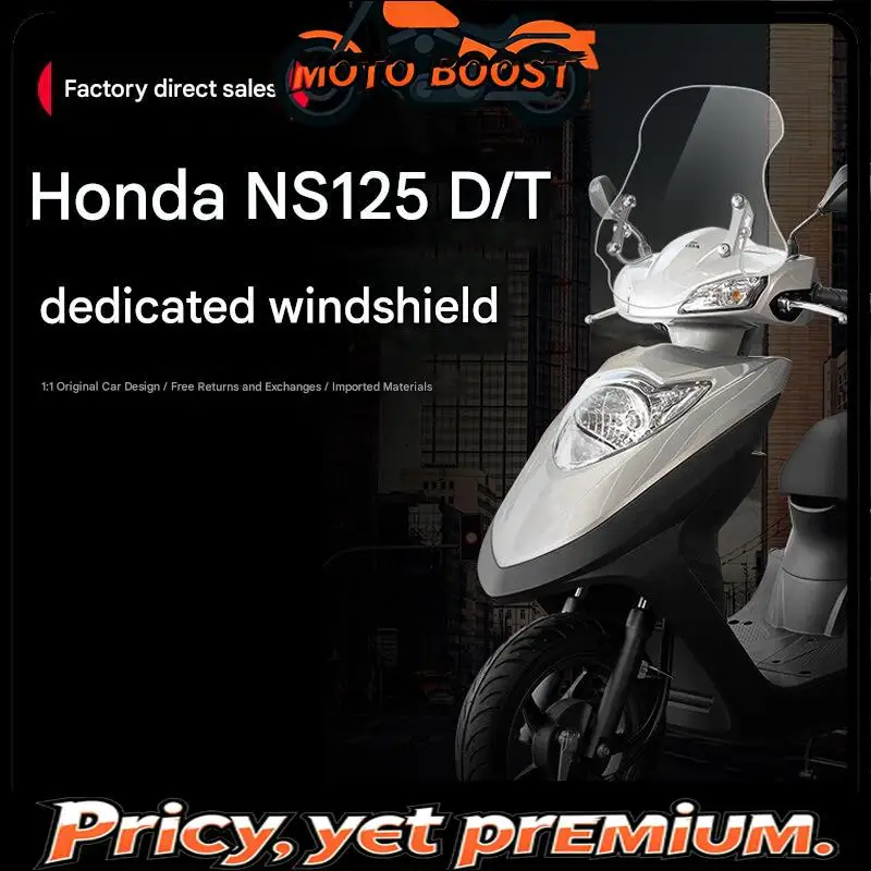 

FOR Exclusive Dedicated Optical Grade No Distortion Front Wind Screen Deflector for NS125D/T Xisha & Yusa 125cc Scooters