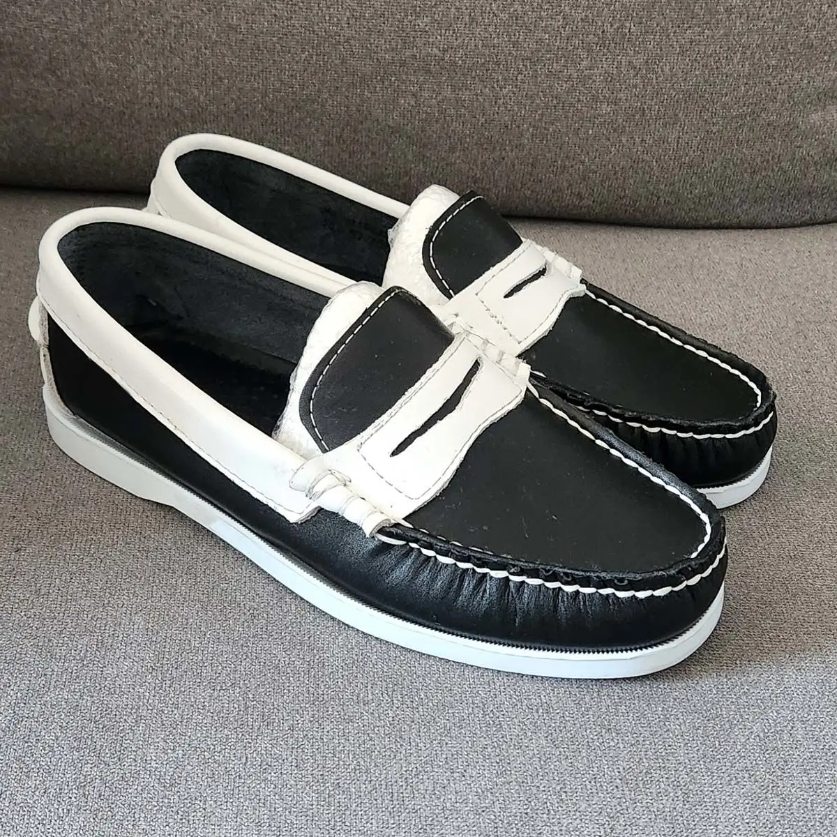 

Brand Classics Genuine Leather Men Casual Shoes Luxury Handmade Loafers Men Moccasins High Quality Boat Shoes