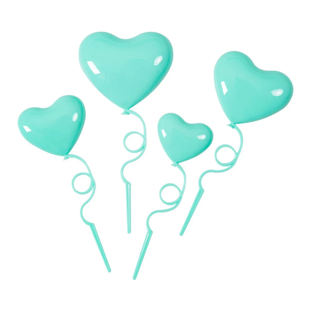 

4pcs/set Plastic Cake Flag Cupcake Confession Party Supplies Valentine's Day Cake Decoration Cake Topper