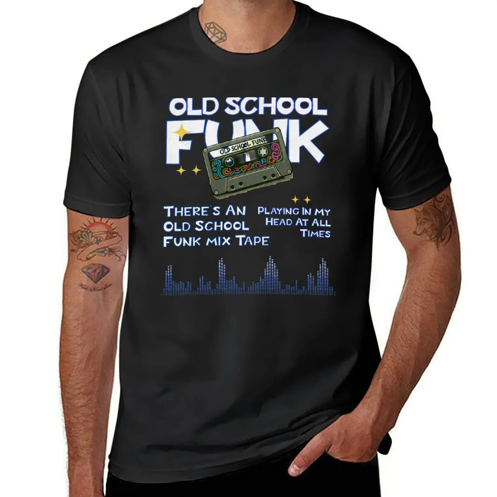 

Old School Funk Mix Tape, Playing in My Head 01 T-Shirt plain quick drying cute clothes blacks mens t shirts