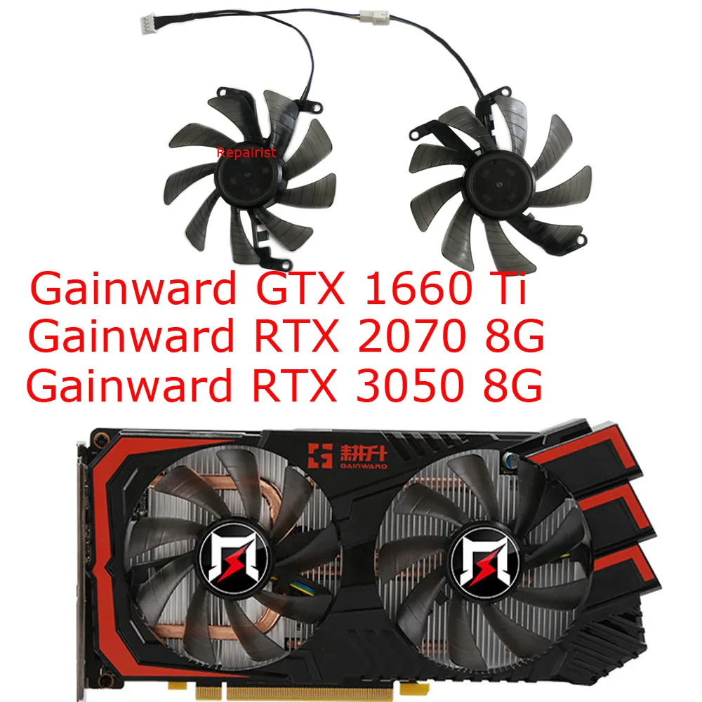 2 teile/satz,T129215SU FY09015M12LPA,grafikkarten lüfter, für Gainward RTX 3060 Ti Ghost OC V1,für GAINWARD RTX2070 8G, für Gainward RTX 3050 Ghost,für Gainward RTX 3060 DU-8GB