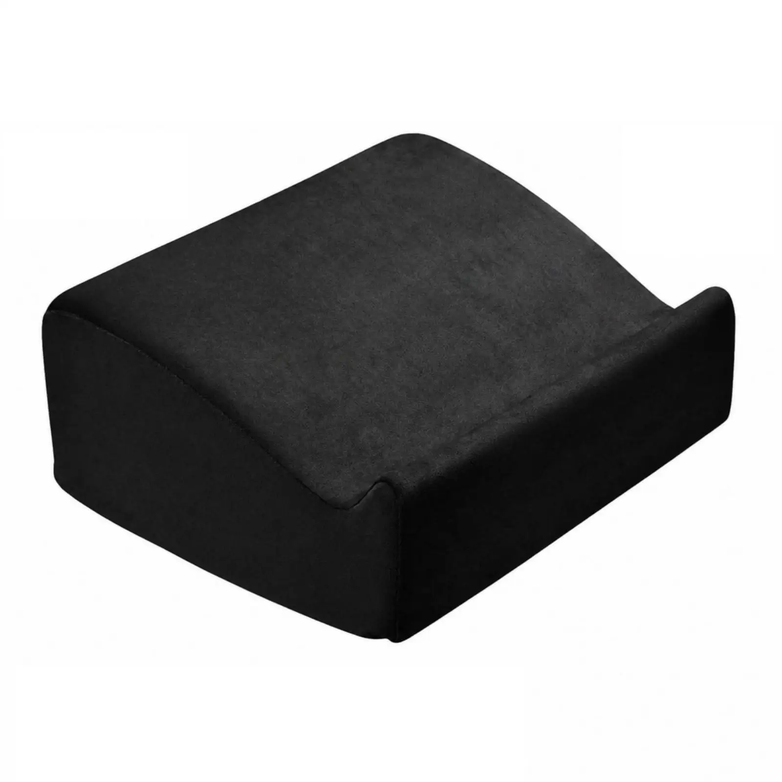 Under Desk Rocking Foot Rest with Soft Velvet Cover Ergonomic Sloped Foot Stool for Working Reading or Watching TV at Home