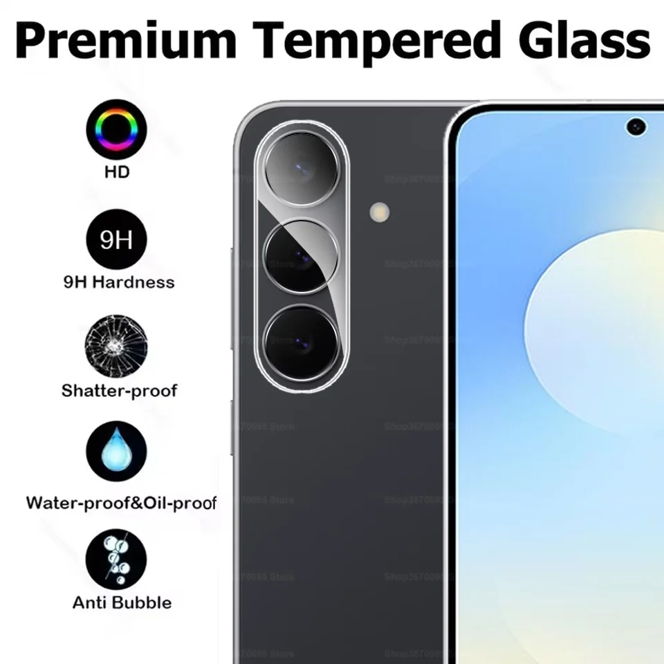 لسامسونج S25 FE 1 ~ 3 قطعة ثلاثية الأبعاد حامي العدسة ل غالاكسي S25 FE S25fe s 25 fe كاميرا الزجاج المقسى عدسة بروتيت فيلم SamsungS25FE