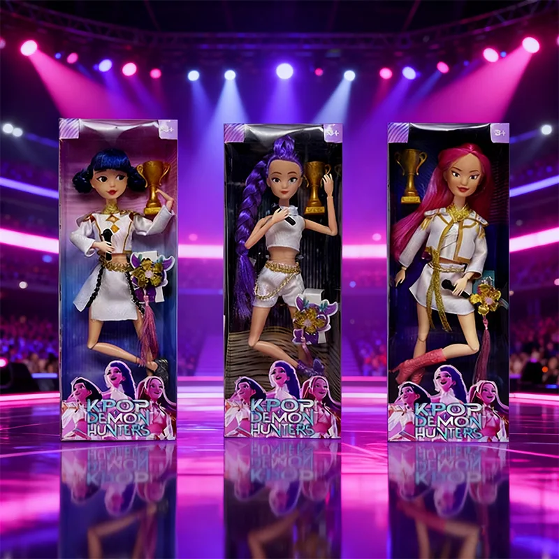 

ГОРЯЧАЯ кукла Kpop Охотники на демонов, экшн-фигурки, куклы-Rumi Mira Zoey, красивая пластиковая игрушка «сделай сам» для девочек, украшение, подарки