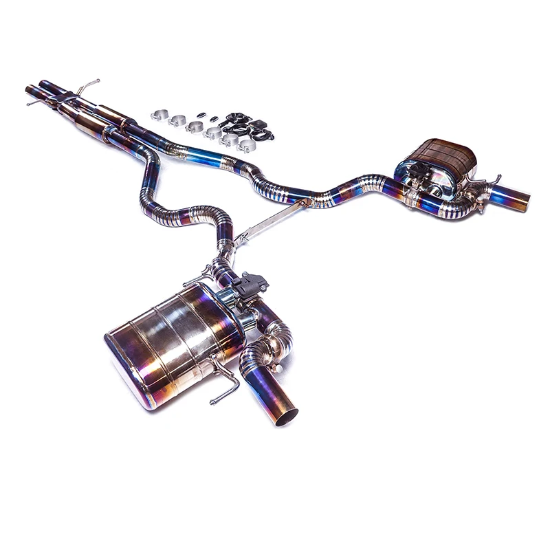 Suitable for 2013-2018 Range Rover 3.0 5.0 Catback exhaust muffler, titanium alloy remote control electric valve exhaust system