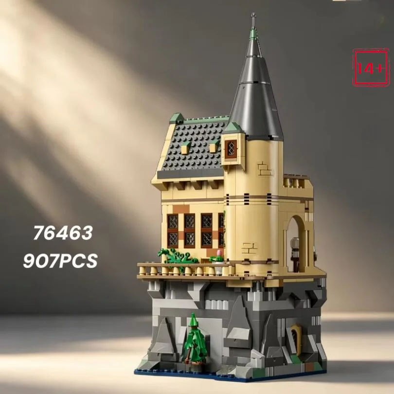 NEW 2026 Themed Hogwarts Castle Hospital Wing 907Pcs Building Blocks DIY Desktop Decoration Toys For Birthday Festival Gifts