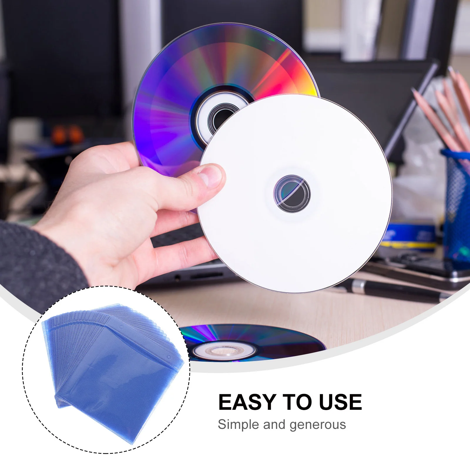 200Pcs Cd Storage S…
