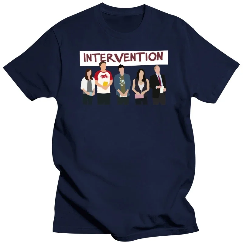 

Intervention How I Met Your Mother T Shirt Men Short Sleeve Cotton Tshirts Novelty T-shirt Leisure Tv Show Teddy Legendary Tee