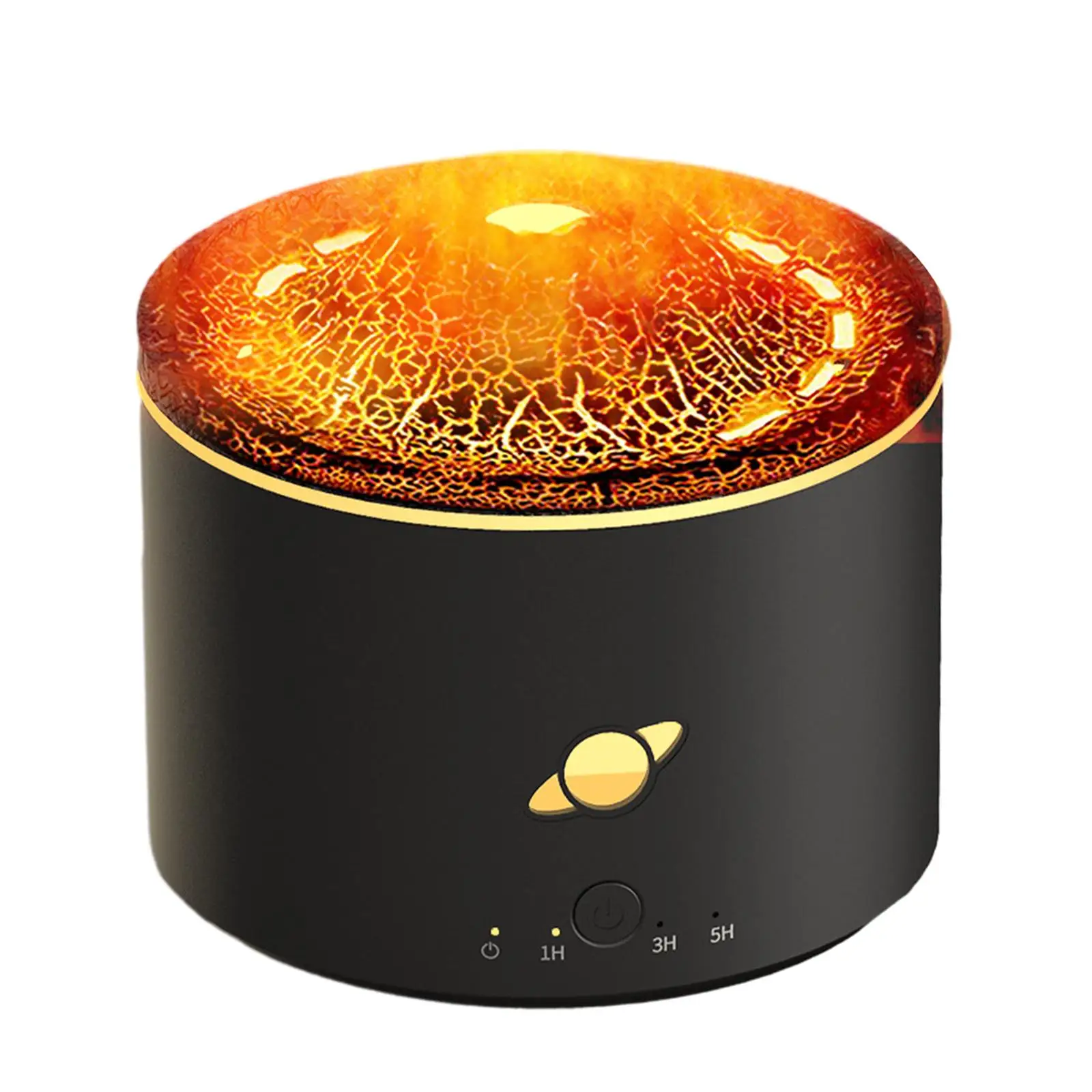 Flame Diffuser Humidifier Colorful Night Light Diffuser Volcano Humidifier Oil Diffuser for Home Office Mom