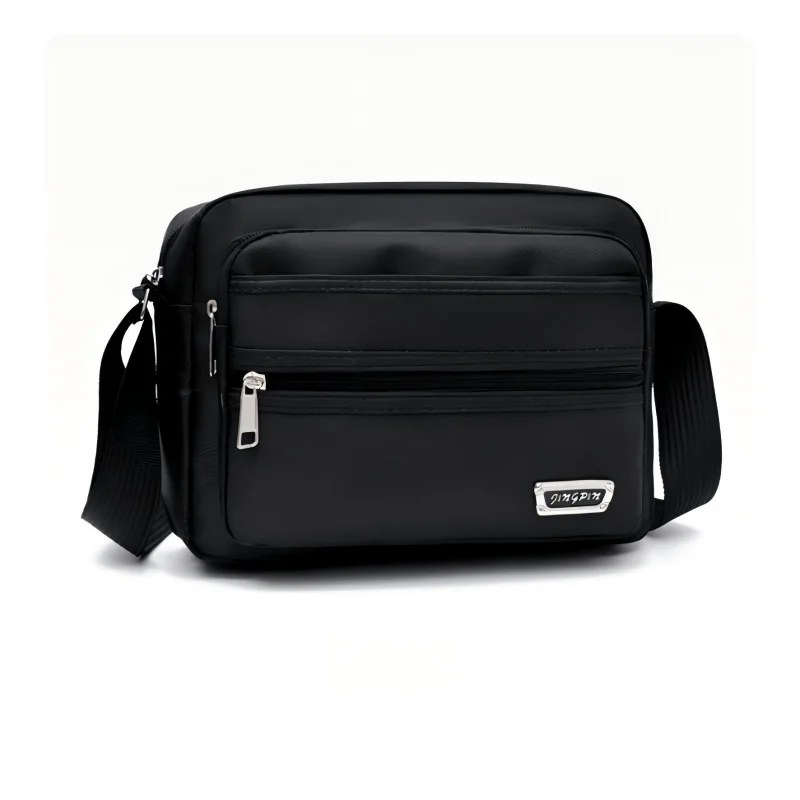 Waterproof Men Shoulder Bag Versatile Business Travel Leisure Crossbody Handbag Trendy Daily Outdoor Work Sling Shoulder Pack