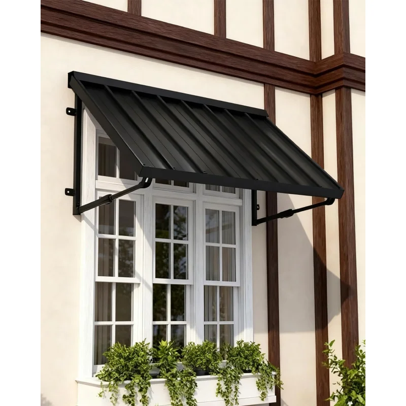 

2026 New：Awning Door Entrance, 54x24 Inches Adjustable Angle Window Awnings Patio, Sunsetter Shade Canopy Outdoor